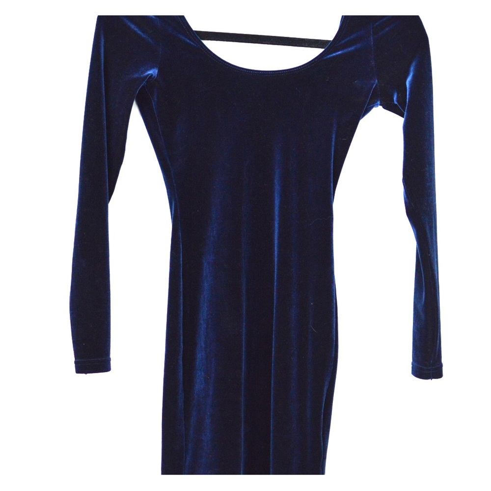 Crushed Velvet Mini Dress